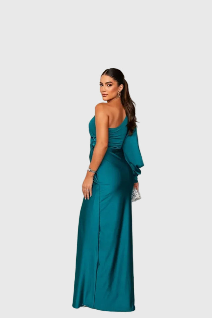 Melyssa Elegant Maxi Evening Dress, view 10 - Elena Harper