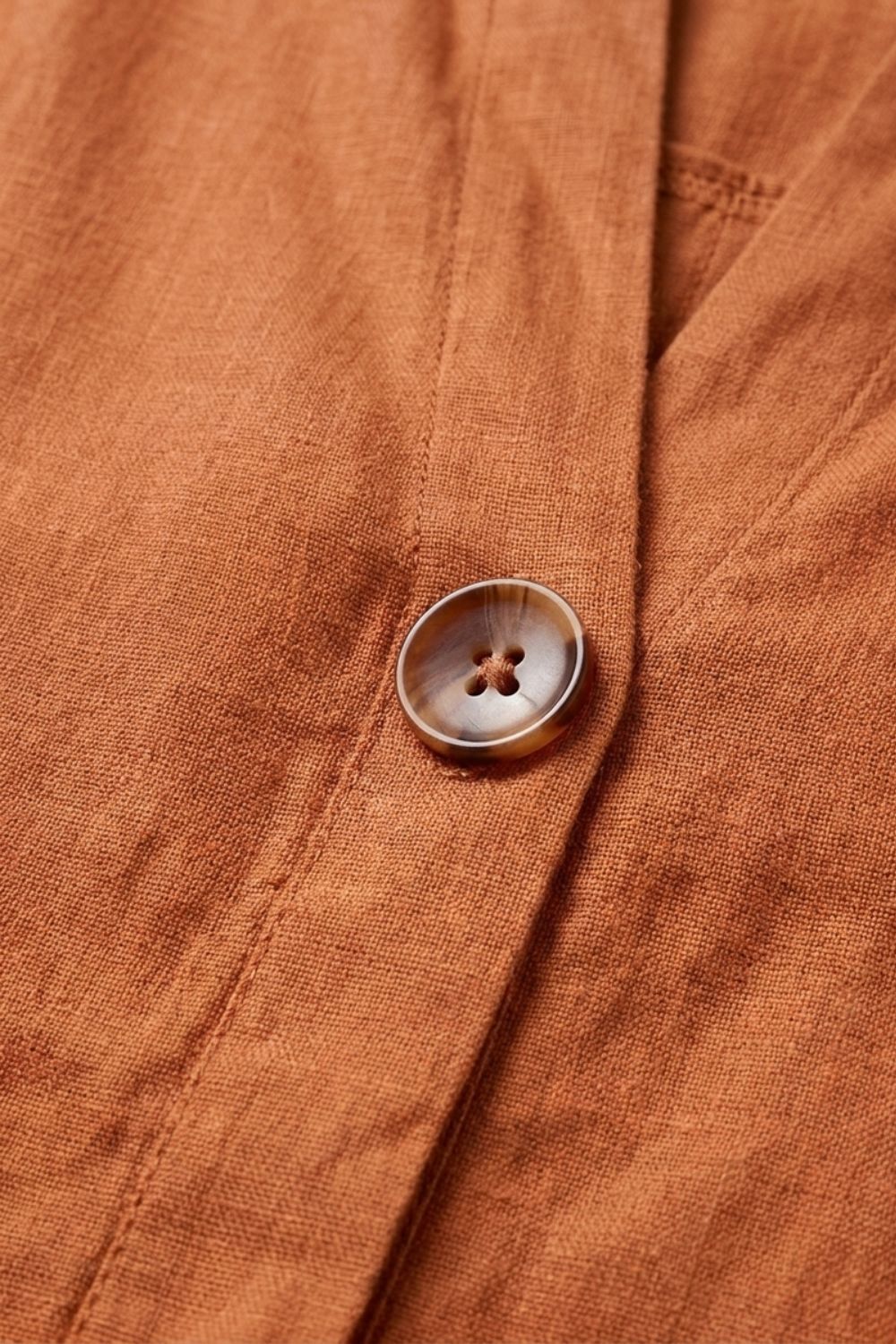 Women's Linen Blouse | Casual Buttons
