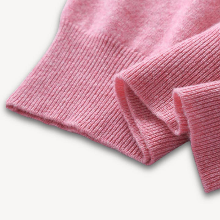 V Neck Pullover Jumper | Slim Fit Layered Collar Look