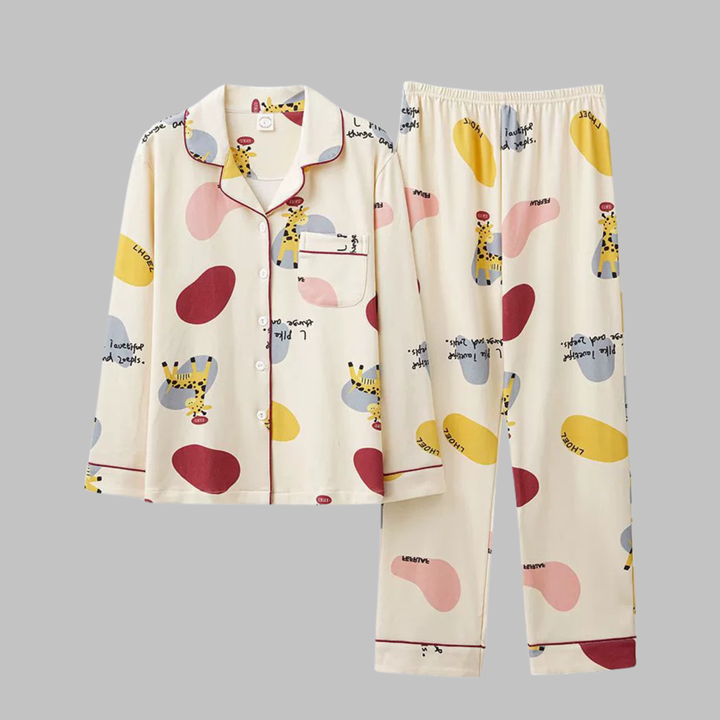COSIMA Cozy Long Sleeve Top and Pants Loungewear Set - Elena Harper