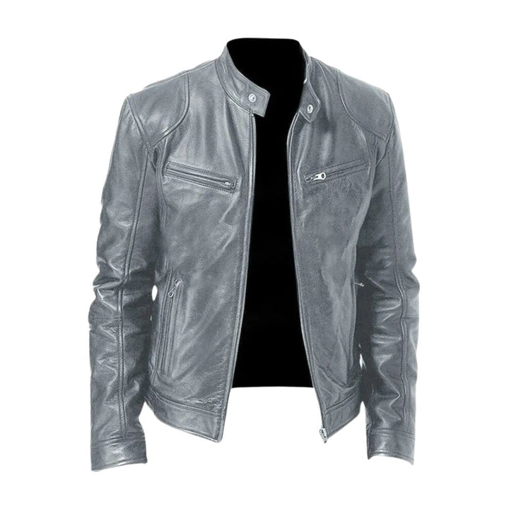 LAURENT MONACO | SLIM FIT HIGH COLLAR JACKET FOR MEN
