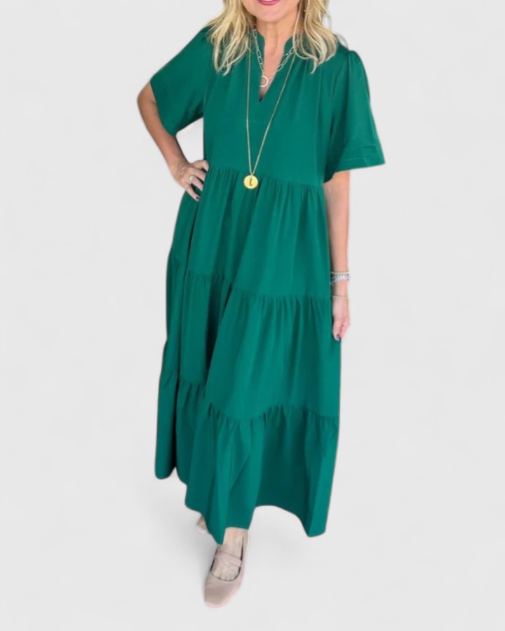Rebecca Elegant Maxi Dress - Elena Harper