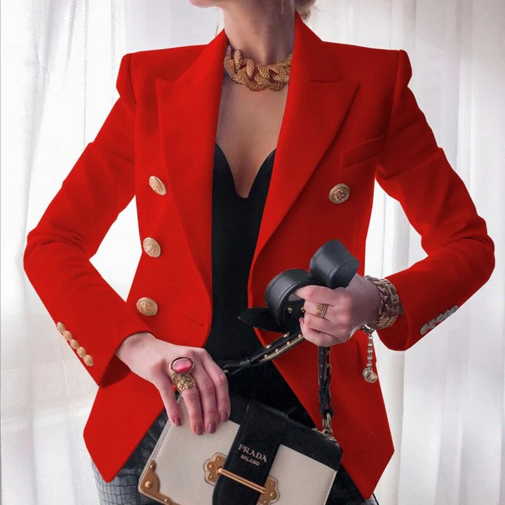 Vanessa - Elegant luxury cotton blazer for women