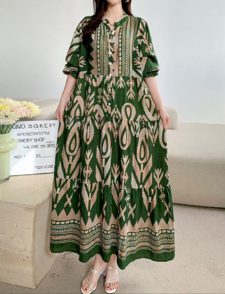 Elena Bohemian Bloom Maxi Dress - Elena Harper