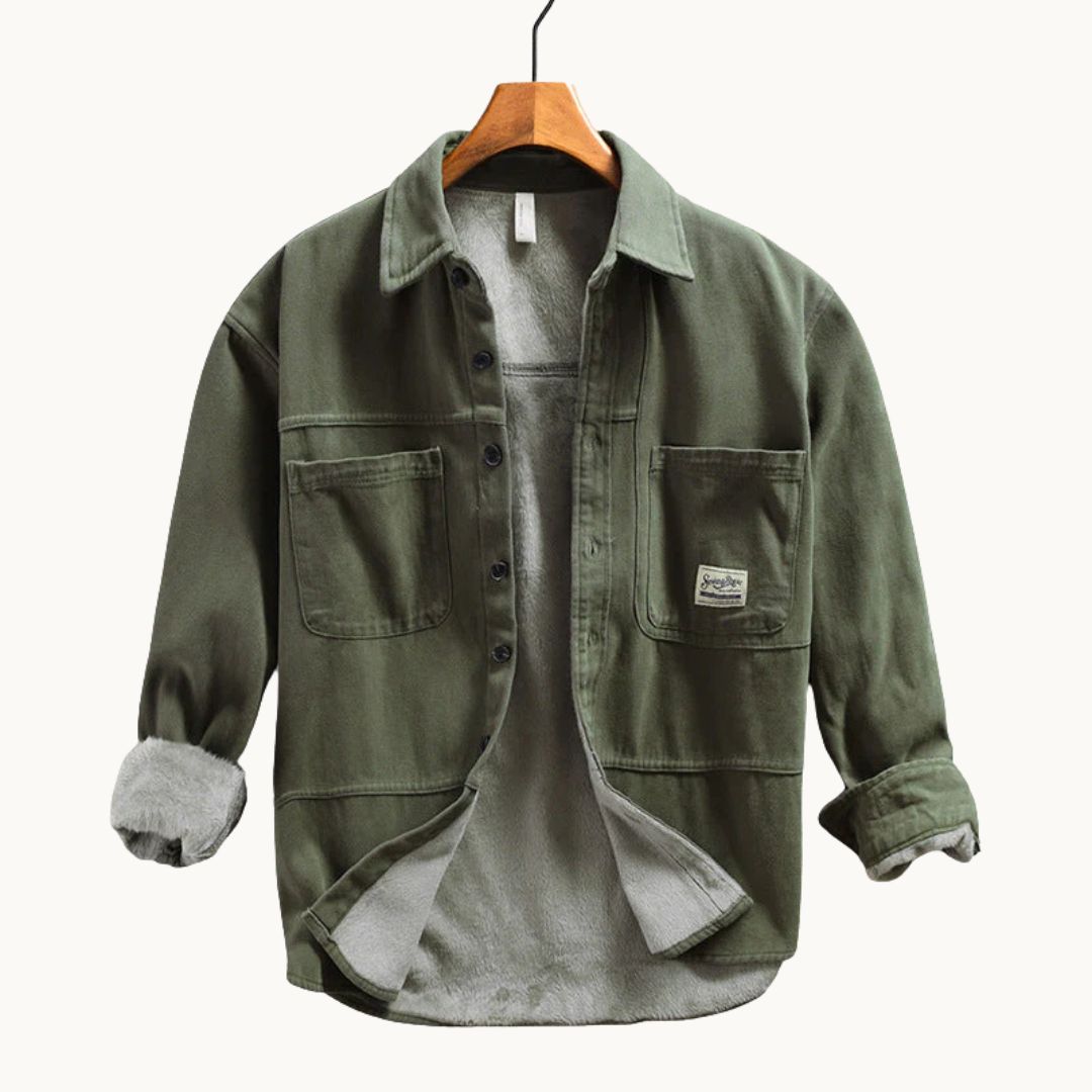 ELENA HARPER™  |  CARGO FLEECE SHIRT FOR MEN