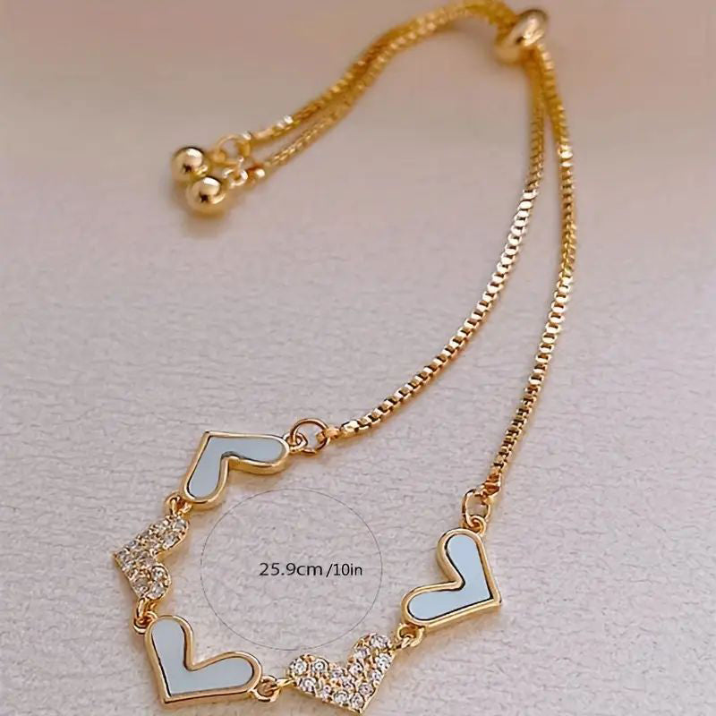 Vintage Heart Bracelet