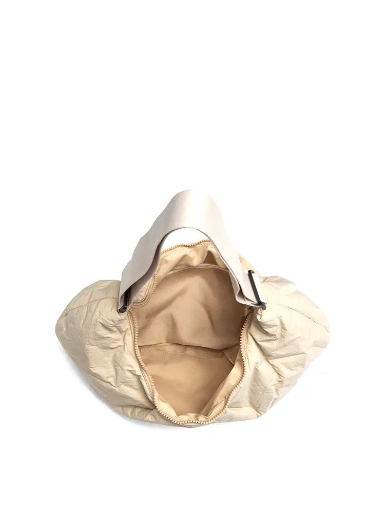 New Lightweight Ruched Hobo Crossbody Bag, view 8 - Elena Harper