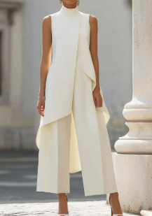 Amelia | Asymmetrical and Elegant Women's Two-Piece Set
