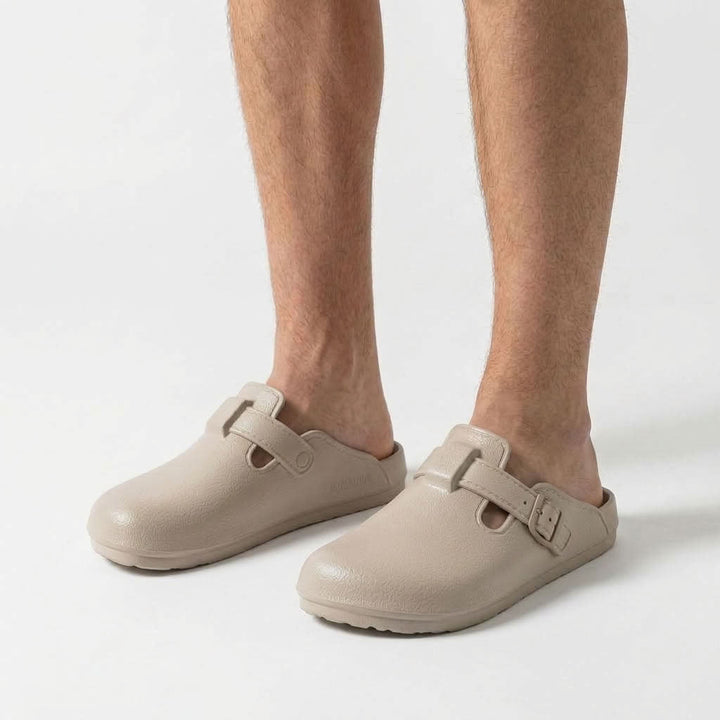 Waterproof Slip-On Clogs with Adjustable Strap