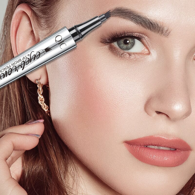 BrowSculpt™ – Waterproof 3D Eyebrow Pencil with Quad Tip for Precise Styling [50% Off]