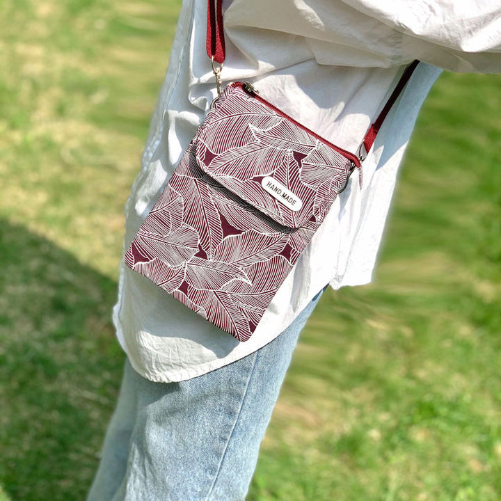 Vintage Leaf Pattern Bag