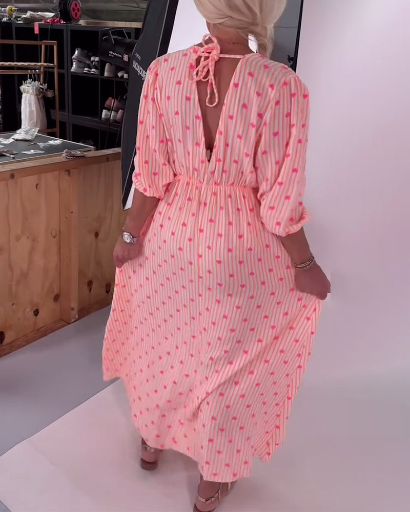 Sophia Sweet Heart Flow Maxi Dress - Elena Harper