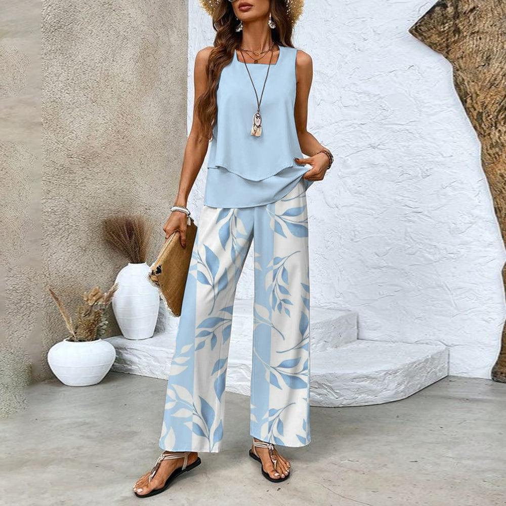 Elegant Casual 2-Piece Set for Women – Summer Trendy, Versatile, Stylish