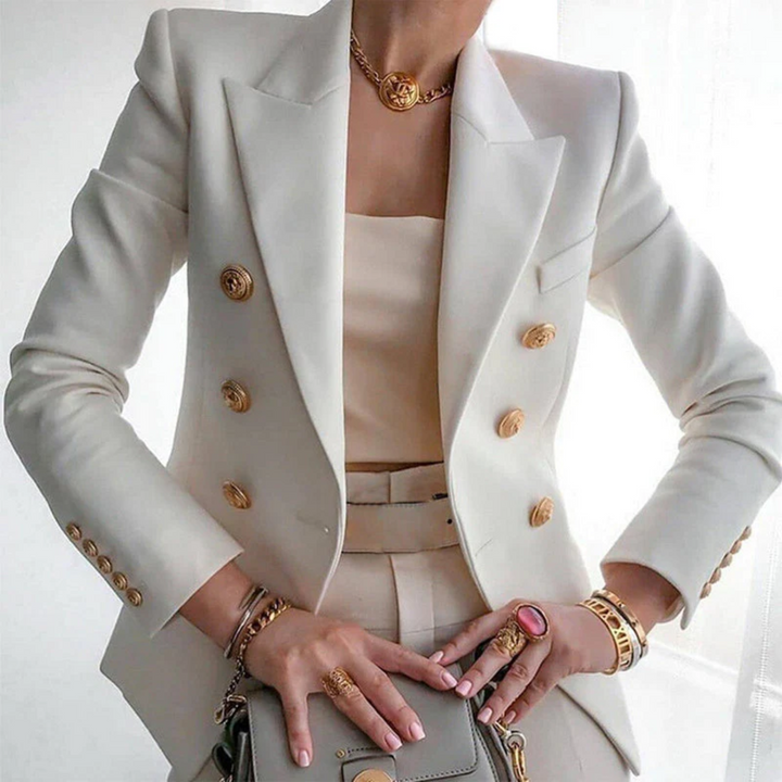Vanessa - Elegant luxury cotton blazer for women
