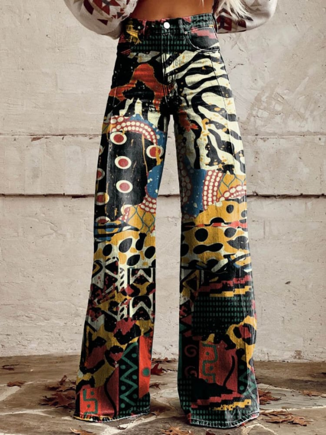 Élodie Elegant Wide Trousers - Elena Harper