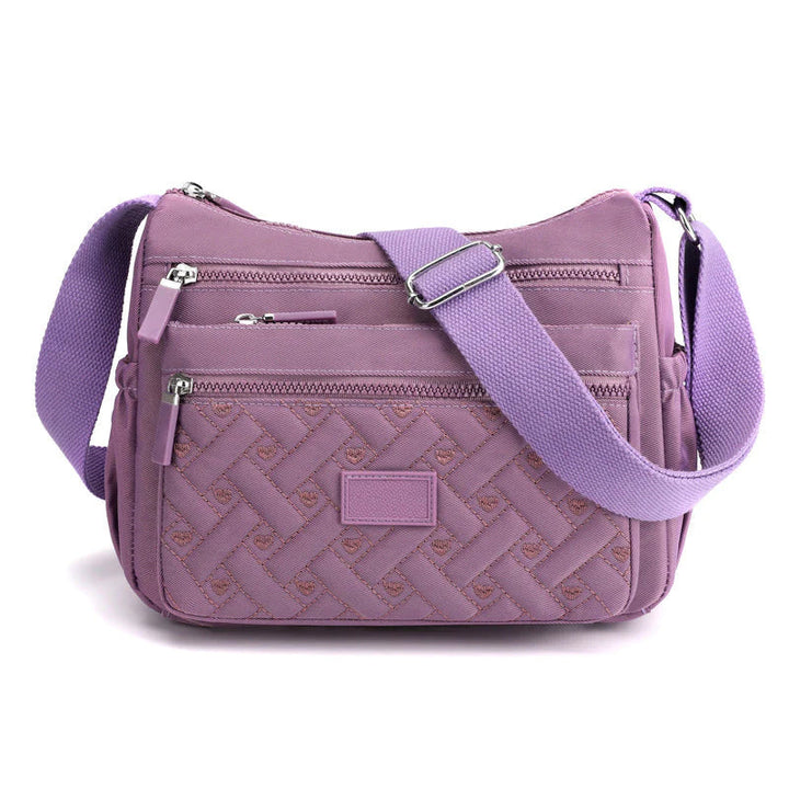 Lightweight and Functional Multi-Pocket Shoulder Bag for Women