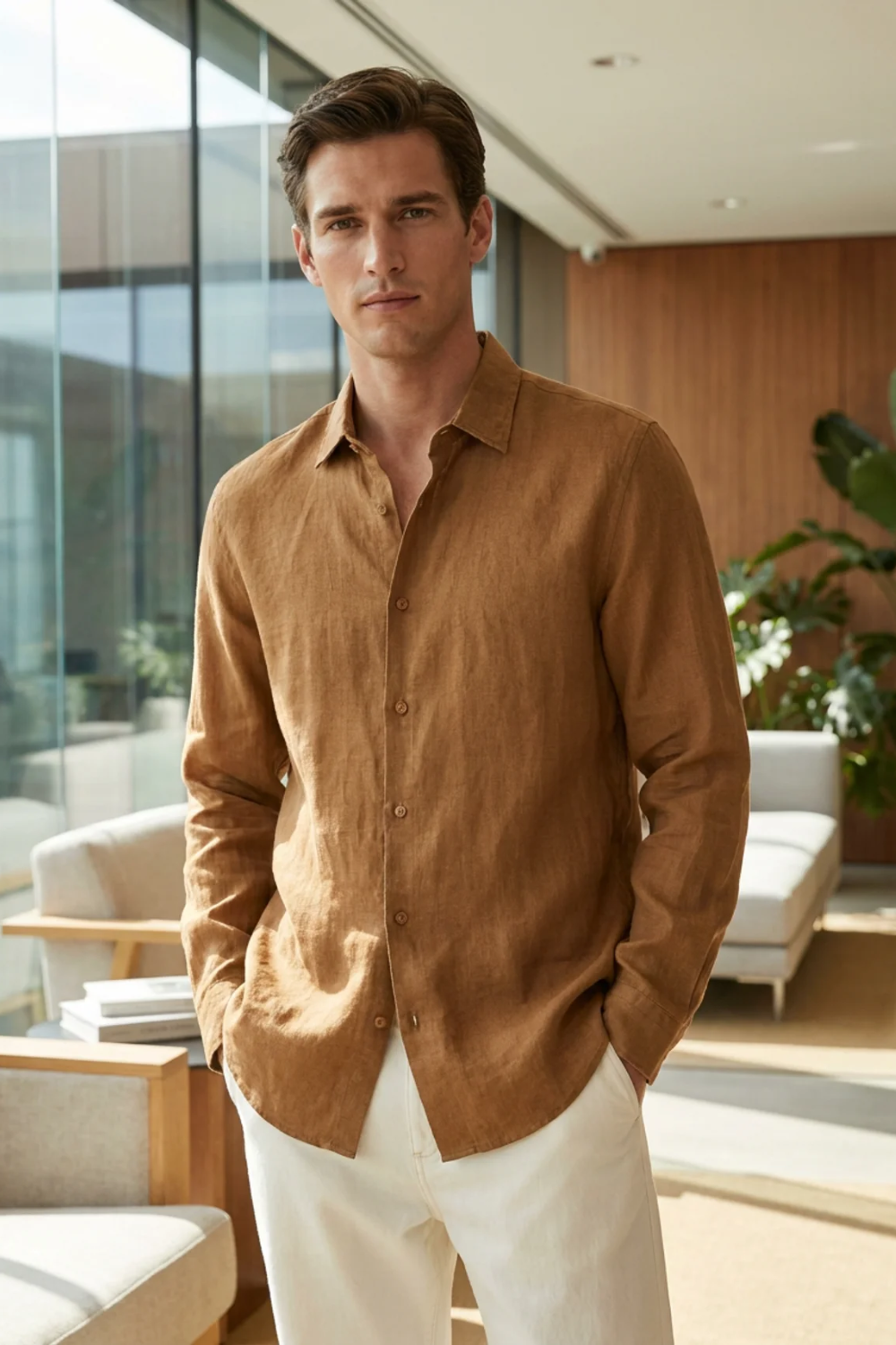 Men's Linen Shirt | Breathable