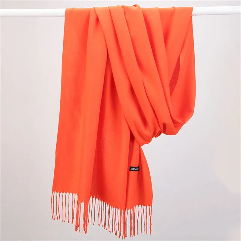 Nina Luxe Cashmere Scarf Elegant and Warm, view 7 - Elena Harper