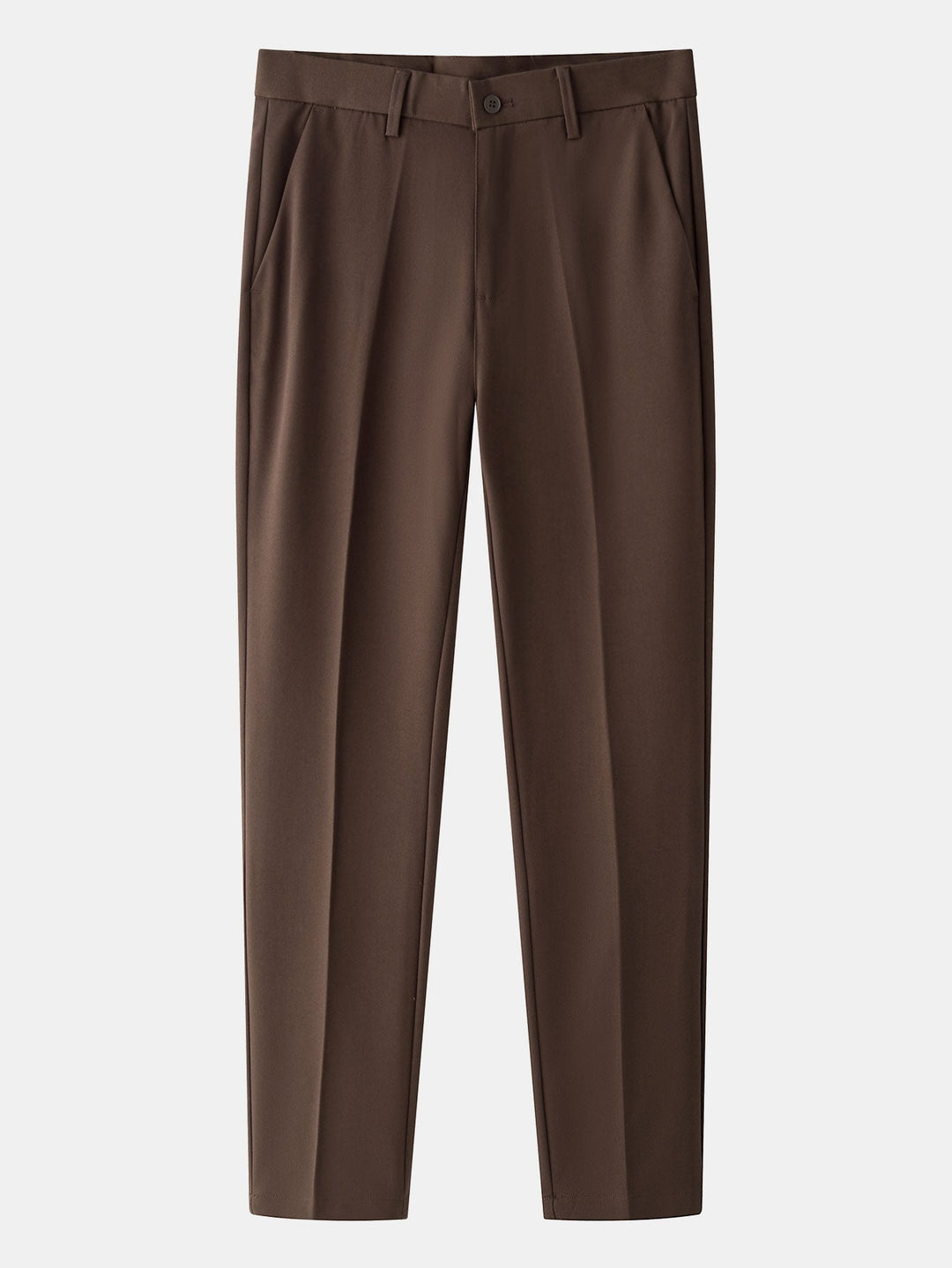 Twisted Knit Henley Shirt & Slim Fit Narrow Leg Pants - Elena Harper