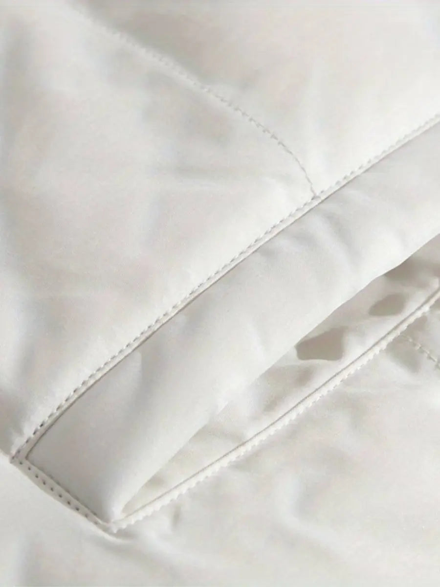 Women's Luxury Winter Puffer Jacket with Plush Hood