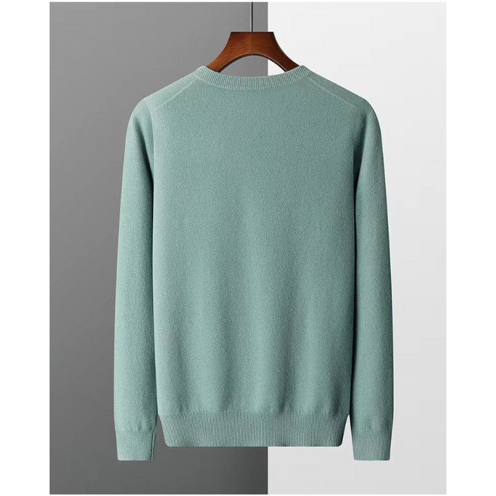 Men's Soft V-Neck Knit Sweater for All-Season Comfort