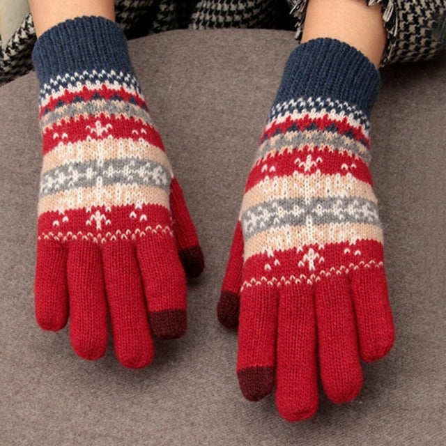 Warm Knitted Gloves