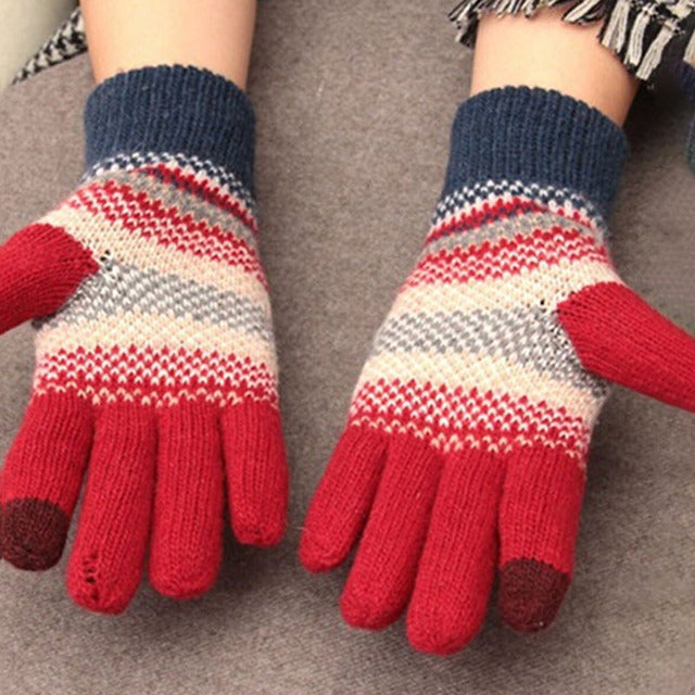 Warm Knitted Gloves