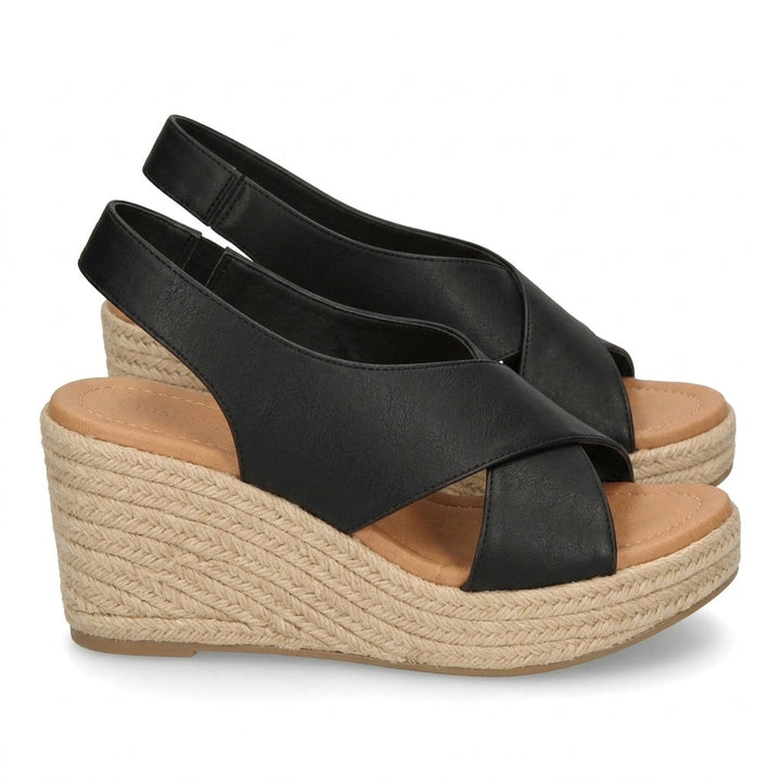 Crossover Espadrille Wedge Sandals Summer