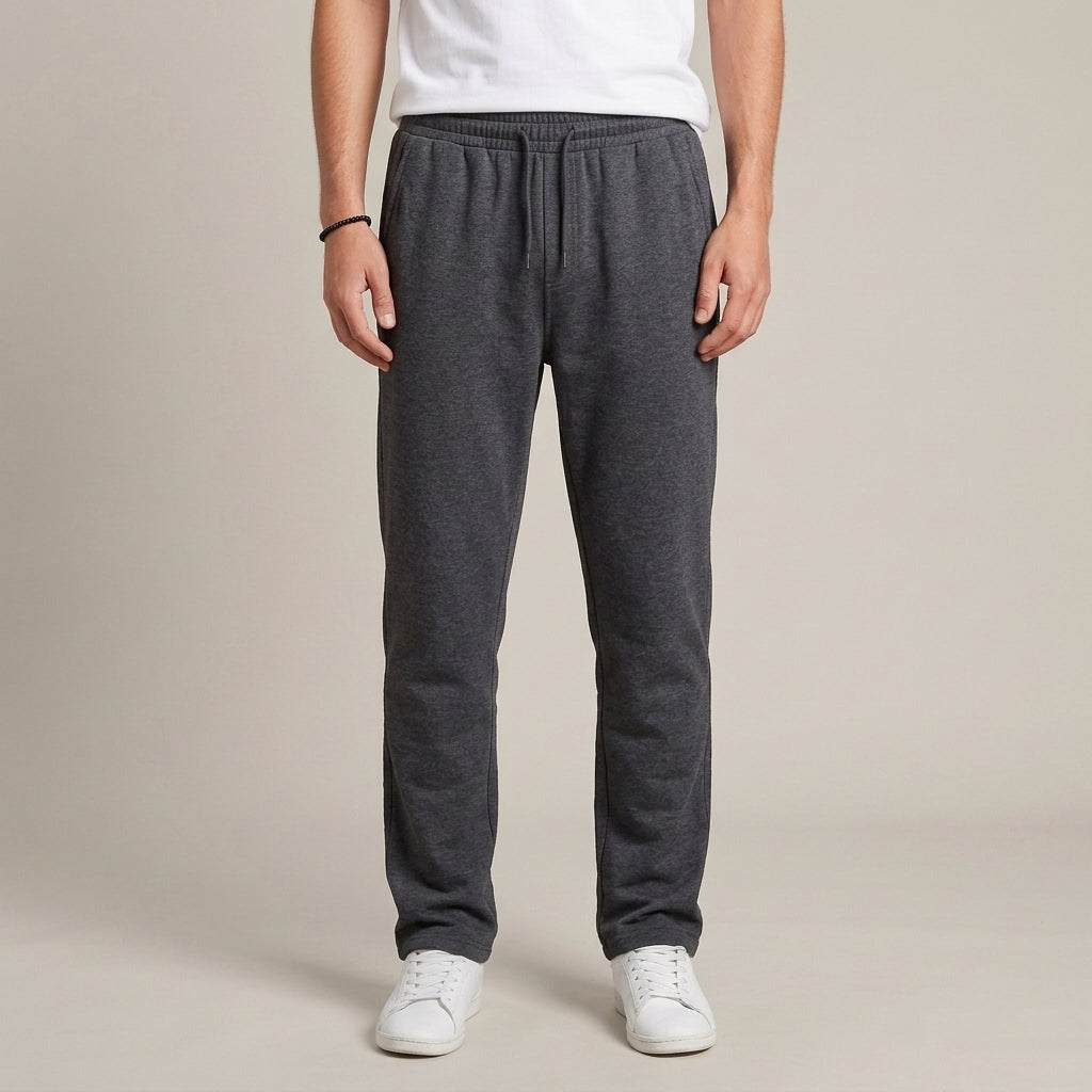Cotton Wide Leg Jogger Trousers For Men
