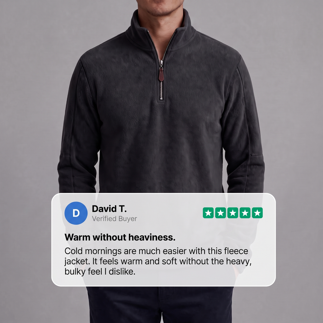 Marcel | Warming and Versatile Men's Zip Pullover