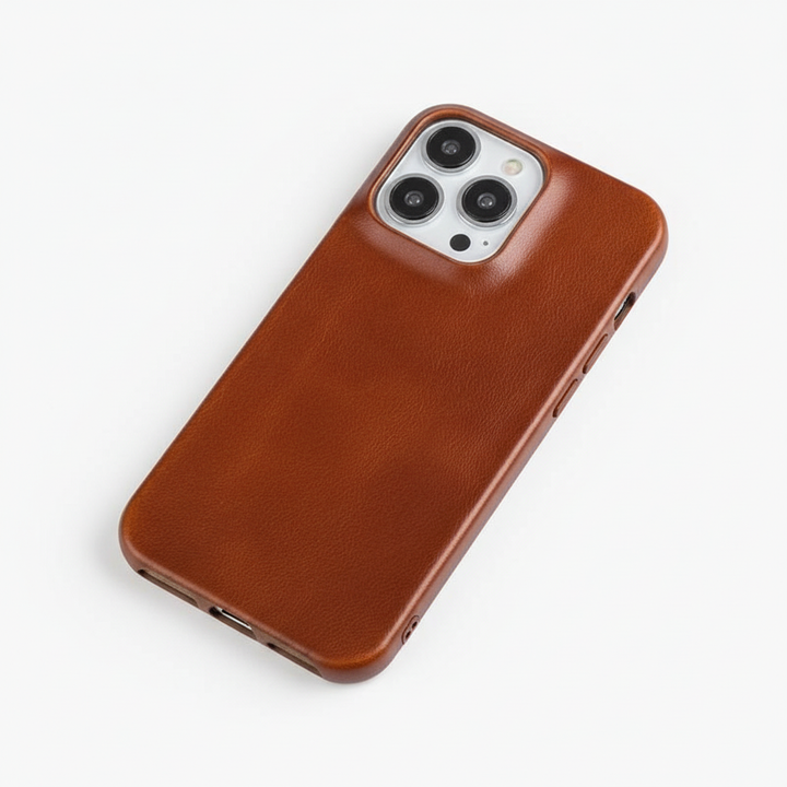 Genuine Oil Wax Leather Case for Apple iPhone