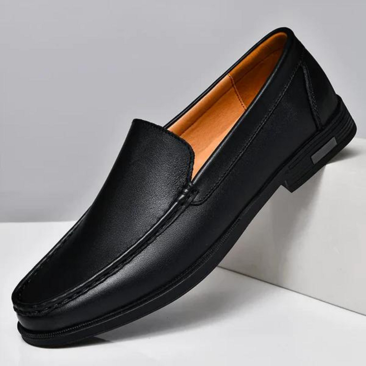 Men's Slip-On Loafers with Contrast Stitching