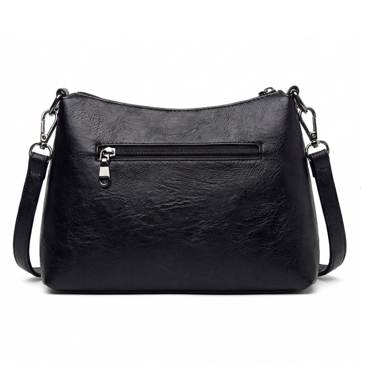 Carria Soft Leather Crossbody With 3 Compartments - Elena Harper