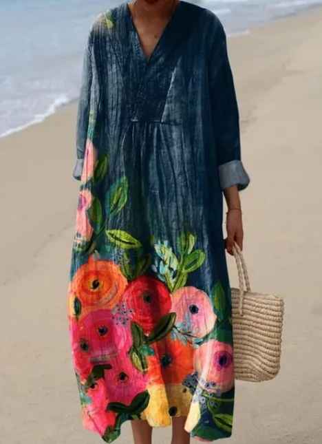 Ashley - Geometric Vintage Dress