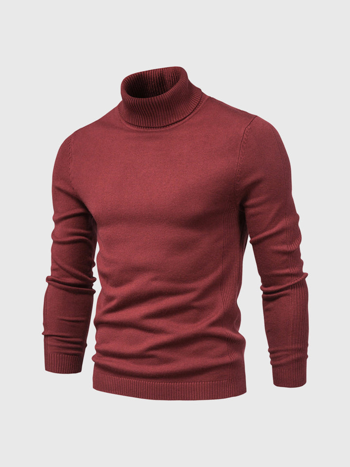 High Neck Polo Sweater