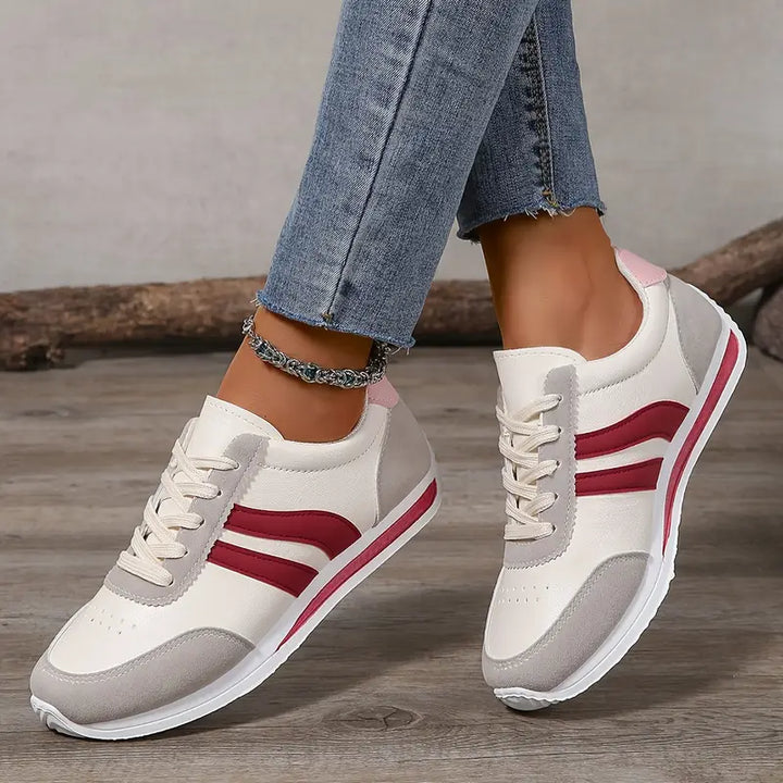 Aubrey Stylish Breathable Sneaker, view 5 - Elena Harper