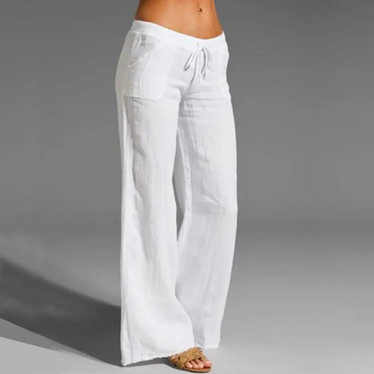 Summer Linen Pants for Women - Elena Harper