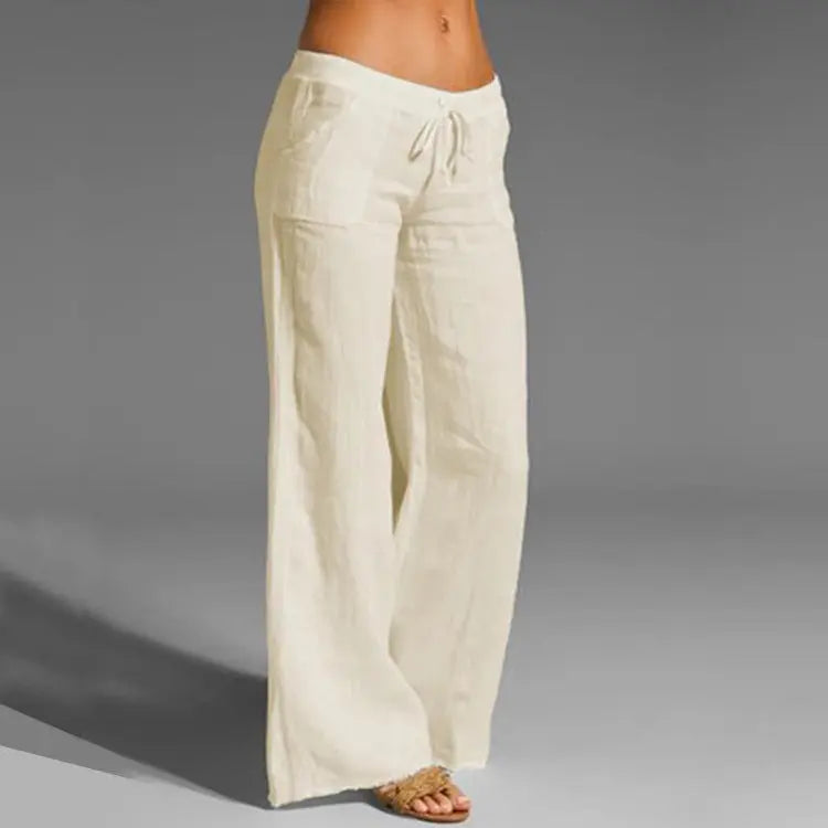 Summer Linen Pants for Women, view 5 - Elena Harper