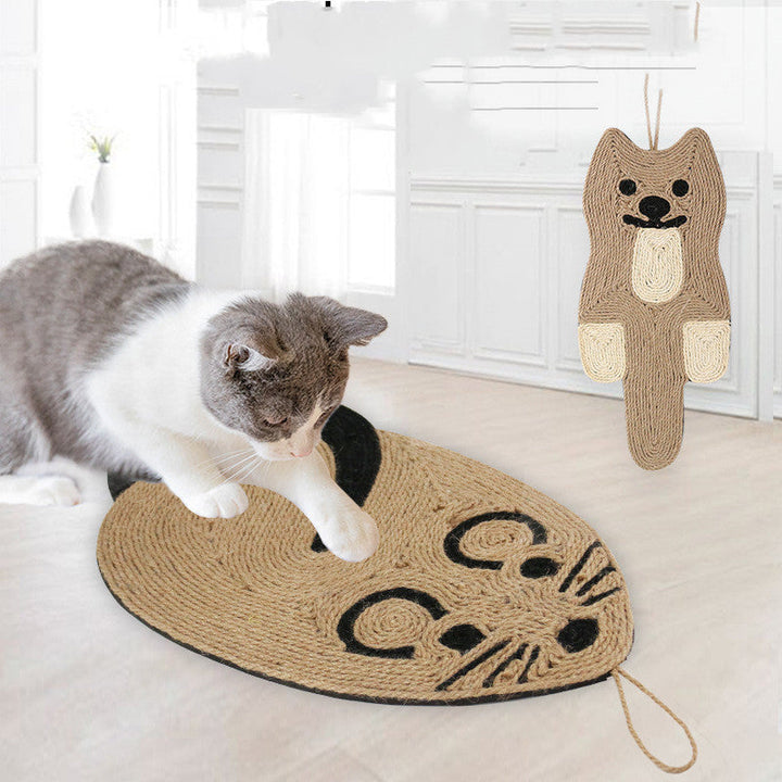 Cat's Sisal Scratch Mat for Play & Relaxation