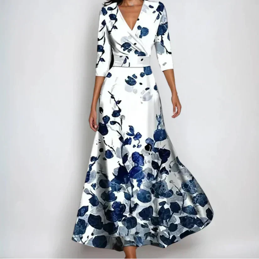 Isabella Enchanted Bloom Wrap Dress - Elena Harper