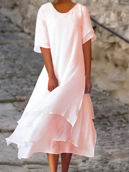 Women's Versatile Double Layer Top for Effortless Style