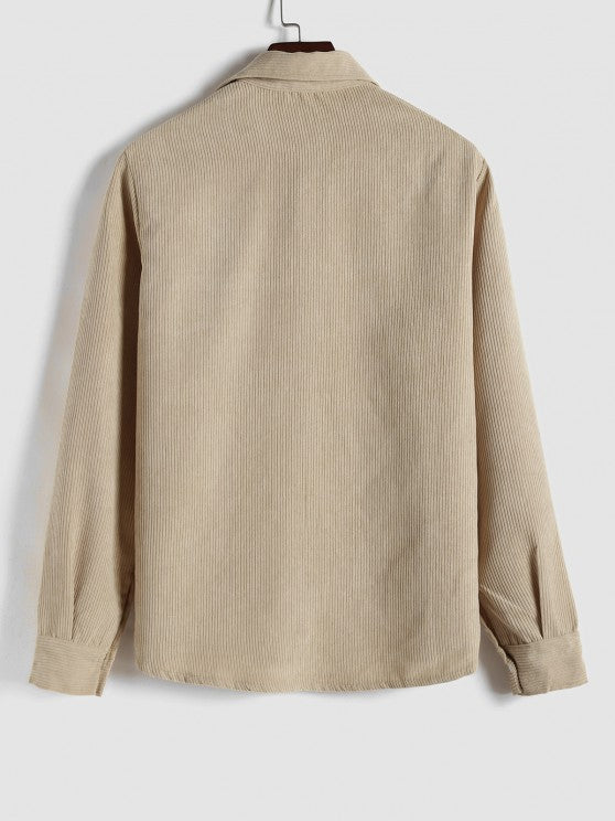 Long Sleeve Button-down Shirt for Men - Elena Harper