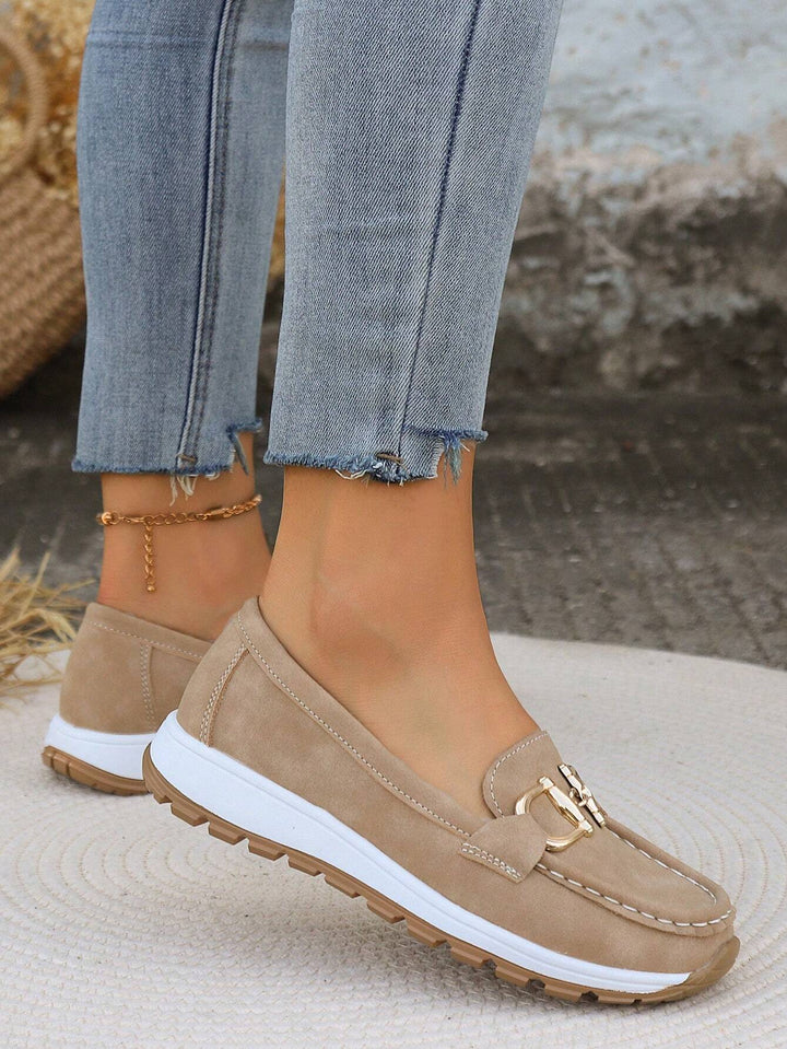 Elena Classic Suede Comfort Loafers - Elena Harper