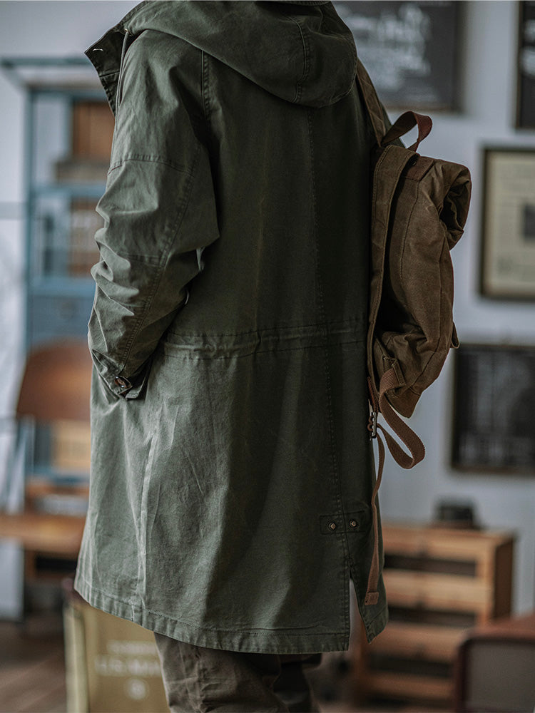 Engelbert - Fishtail Hooded Parka Windproof Jacket