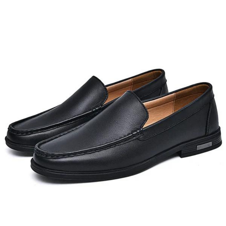 Men's Slip-On Loafers with Contrast Stitching