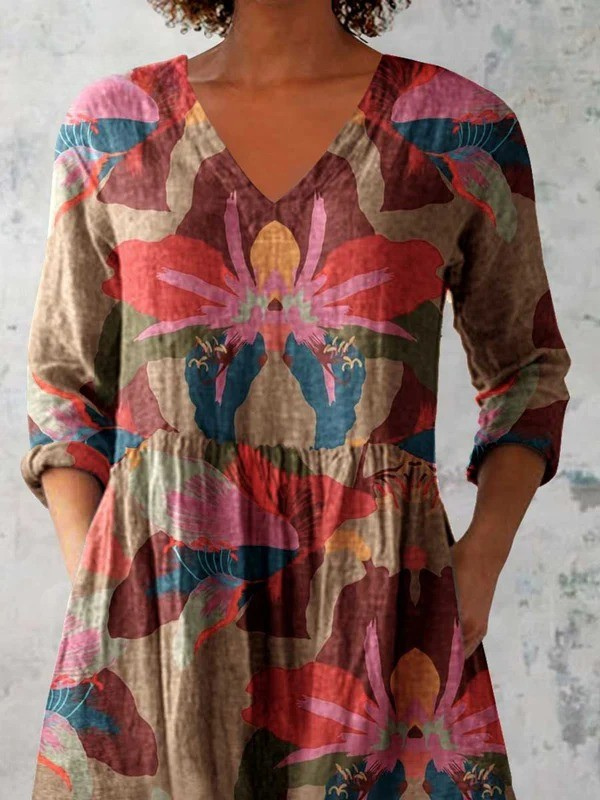 Harmony V-Neck Longline Shirt - Elena Harper