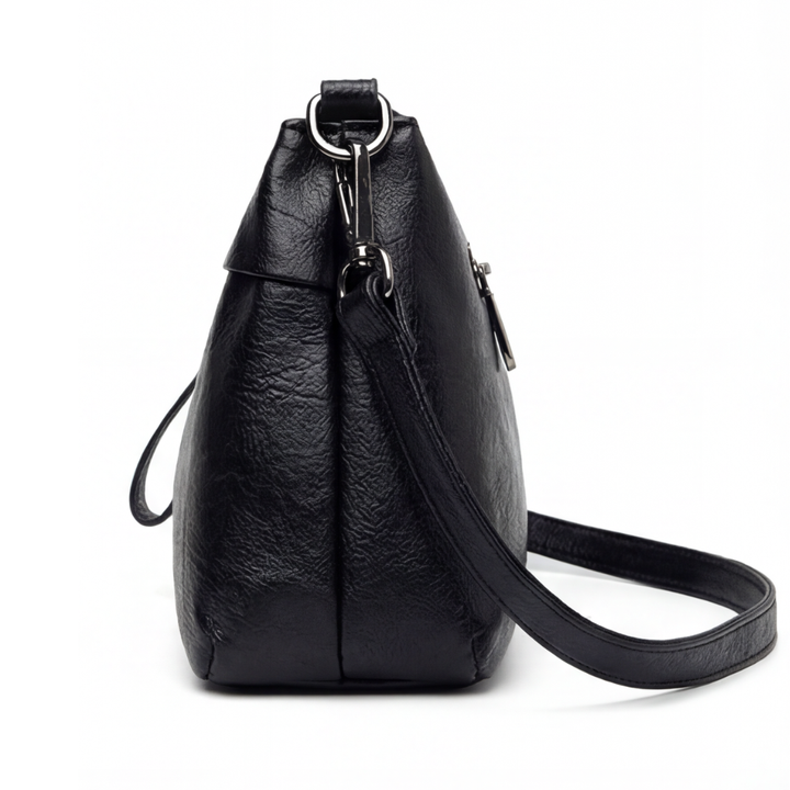Carria Soft Leather Crossbody With 3 Compartments - Elena Harper