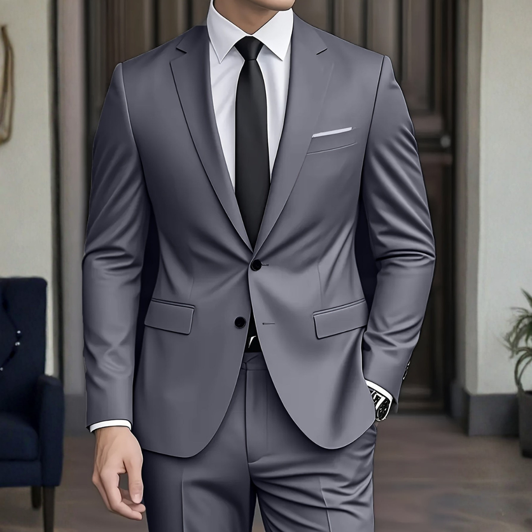 CLASSIC TWO-PIECE MEN'S SUIT
