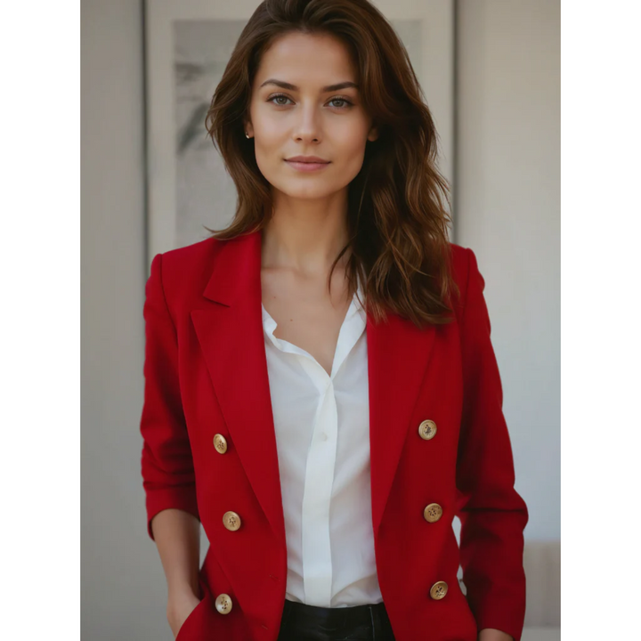Vanessa - Elegant luxury cotton blazer for women