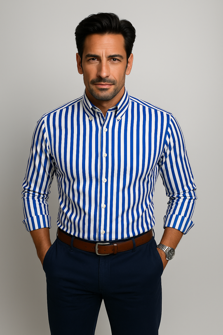 ELENA HARPER™  |  STRIPED SHIRT FOR MEN